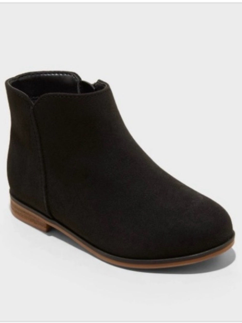 Toddler Penelope Zipper Boots - Cat & Jack™ Black Size 7T